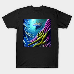 Digital Painting Of Deep Ocean Creature T-Shirt